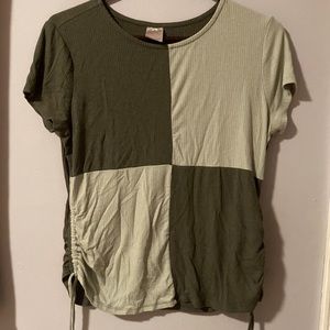 Green no boundaries woman’s top